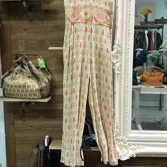 Sanctuary Boho Wide-Leg Jumpsuit - Size M - Picture 3 of 7